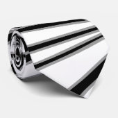 Monochrome art Deco Design. Stropdas (Opgerold)