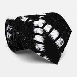Monochrome Art Grunge Design Statement Stropdas