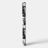 monochrome artistieke kat Case-Mate iPhone case (Achterkant / Links)