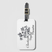 Monochrome Bagagelabel aanpassen (Voorkant (verticaal))