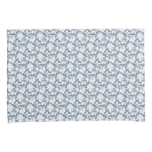 Monochrome Berry Garden paar kussenslopen (Voorkant-Rechts)