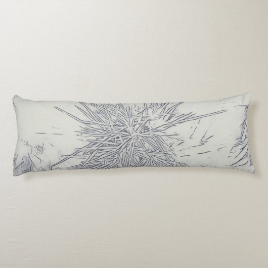 Monochrome Beste Kat Mama Ooit Lichaamskussen (Achterkant)