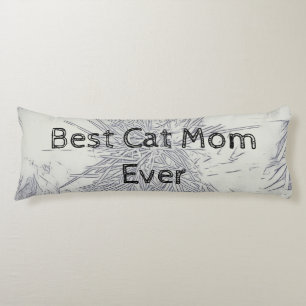 Monochrome Beste Kat Mama Ooit Lichaamskussen