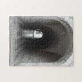 Monochrome Black en White Old City door Kroatië Legpuzzel (Horizontaal)