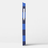 Monochrome blauwe Kroatische controleurs Case-Mate iPhone Case (Achterkant / Links)