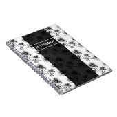 Monochrome Bloem Notitieboek (Rechterzijde)