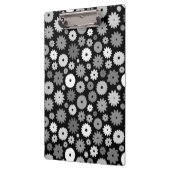 Monochrome Bloemen Herhalend Patroon Case-Mate iPh Klembord (Links)