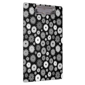 Monochrome Bloemen Herhalend Patroon Case-Mate iPh Klembord (Rechts)