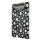Monochrome Bloemen Herhalend Patroon Case-Mate iPh Mini Klembord (Angled2)