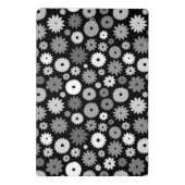 Monochrome Bloemen Herhalend Patroon Case-Mate iPh Mini Klembord (Achterkant)