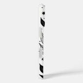 "Monochrome bloemige elegantie: een -geïnspireerd Case-Mate iPhone Case (Achterkant / Rechts)