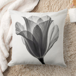 Monochrome botanische fijne kunst foto kussen