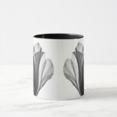 Monochrome botanische fijne kunst fotografie mok (Midden)