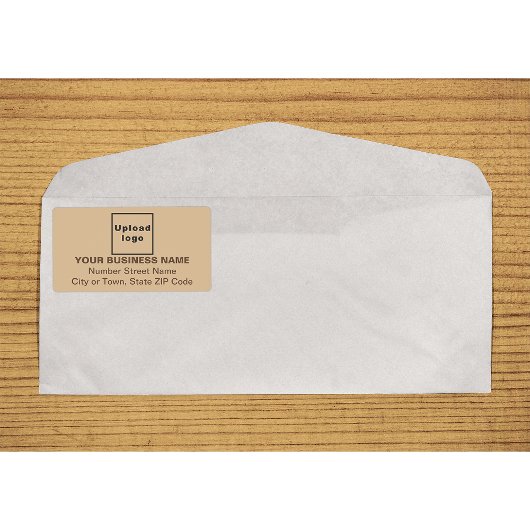 Monochrome bruin bedrijfsetiket etiket