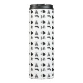 Monochrome Butterfly Thermosbeker (Achterkant)