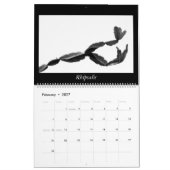 Monochrome Cacti 2025 Kalender (Feb 2027)