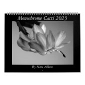 Monochrome Cacti 2025 Kalender (Hoes)