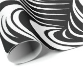 monochrome caleidoscoop cadeaupapier (Rol Hoek)