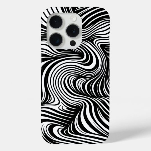 monochrome caleidoscoop Case-Mate iPhone case (Achterkant)