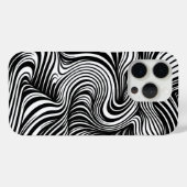 monochrome caleidoscoop Case-Mate iPhone case (Achterkant (horizontaal))
