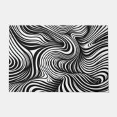 monochrome caleidoscoop deurmat (Voorkant)