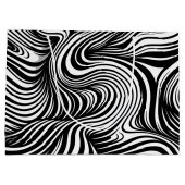 monochrome caleidoscoop groot cadeauzakje (Achterkant)