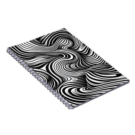 monochrome caleidoscoop notitieboek (Rechterzijde)