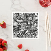 monochrome caleidoscoop servet (Insitu)