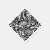 monochrome caleidoscoop servet (Hoek)