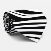 monochrome caleidoscoop stropdas (Opgerold)