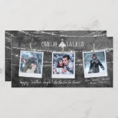 Monochrome Challah La La La La La La 3-Foto Holida (Voorkant / Achterkant)