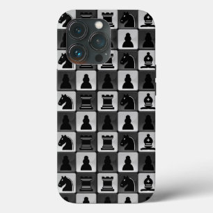 Monochrome Chess Pattern Case-Mate iPhone Case