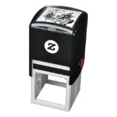 Monochrome Chilling Christmas Chili karakter Zelfinktende Stempel (Product)