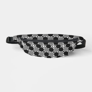 Monochrome Cirkels: Abstract Zwart Wit En Grijs, Heuptasje