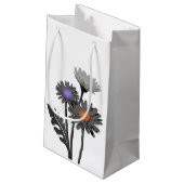 Monochrome dagen met cadeautas van kleurrijke cent (Achterkant Gekanteld)