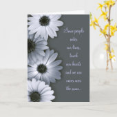 Monochrome Daisies sympathiekaart Kaart (Gele Bloem)