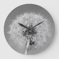 Monochrome Dandelion Clock