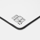 monochrome Desk Mat (Hoek)