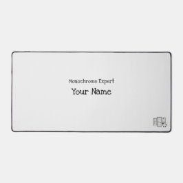  monochrome Desk Mat