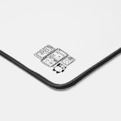 Monochrome Desk Mat voor Desk Designers (Hoek)