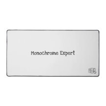 Monochrome Desk Mat voor Desk Designers