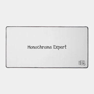 Monochrome Desk Mat voor Desk Designers