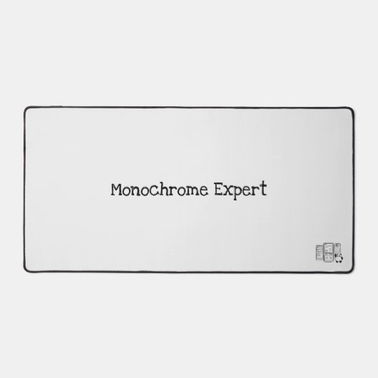 Monochrome Desk Mat voor Desk Designers (Voorkant)