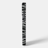 Monochrome Dierenprint en Naam Case-Mate iPhone Case (Achterkant / Links)