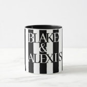Monochrome Droom van de Oneindige Zwart‑en‑Wit Mok (Midden)