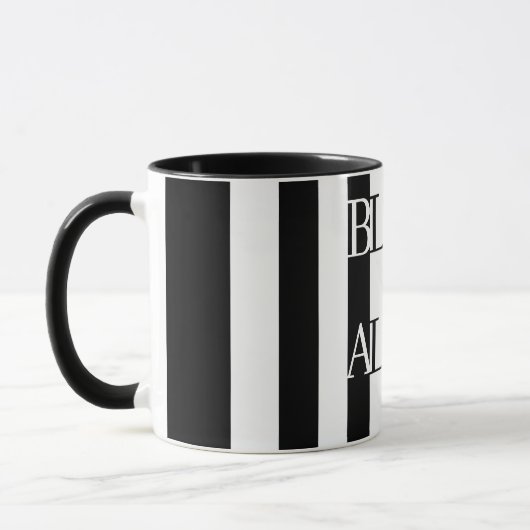 Monochrome Droom van de Oneindige Zwart‑en‑Wit Mok (Links)