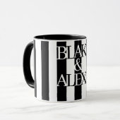 Monochrome Droom van de Oneindige Zwart‑en‑Wit Mok (Voorkant links)