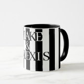 Monochrome Droom van de Oneindige Zwart‑en‑Wit Mok (Voorkant rechts)