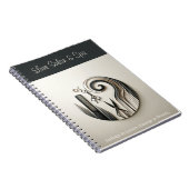 Monochrome Elegance Salon & Spa Notitieboek (Rechterzijde)