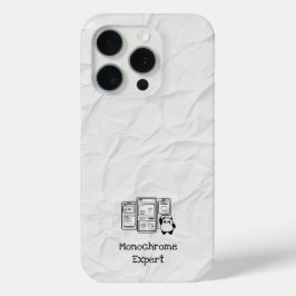 Monochrome Expert iPhone Case